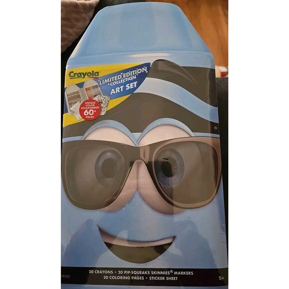 Crayola Coloring Set with Limited Edition Blue Art Case, Limited Edition... - Picture 7 of 7